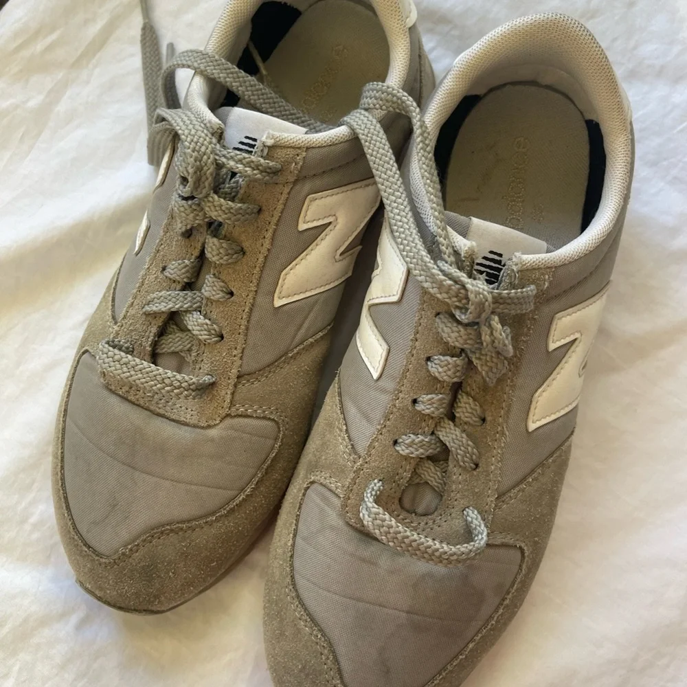 New Balance Men’s 420 Gray Running Sneakers WL420UG Charcoal Suede Size 7.5